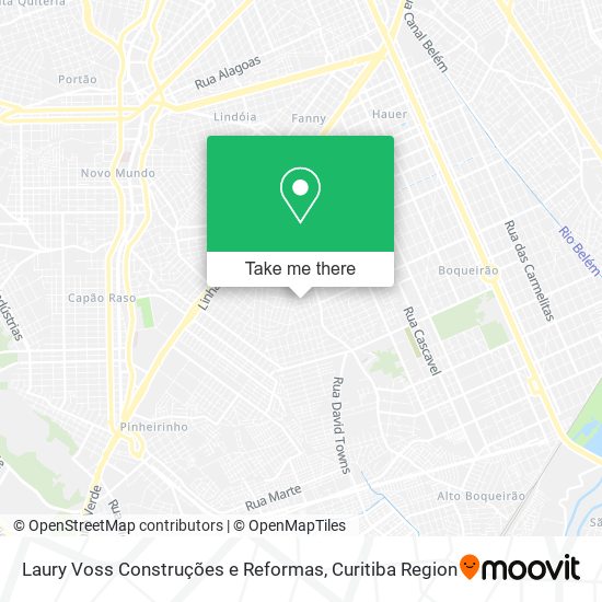 Mapa Laury Voss Construções e Reformas