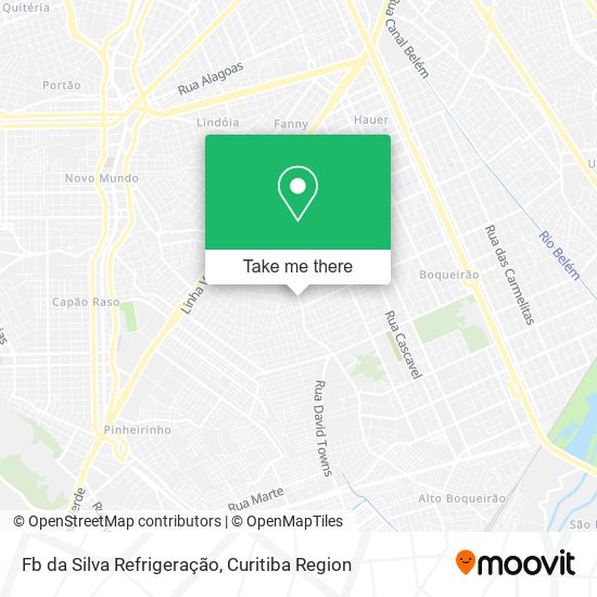 Fb da Silva Refrigeração map