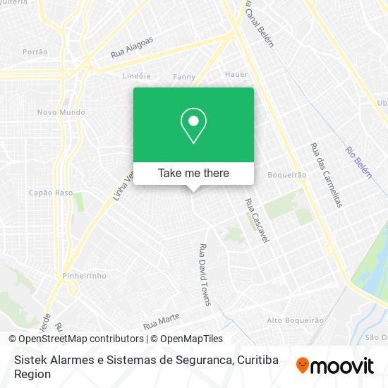 Sistek Alarmes e Sistemas de Seguranca map