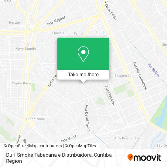 Duff Smoke Tabacaria e Distribuidora map