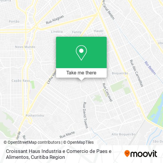 Croissant Haus Industria e Comercio de Paes e Alimentos map