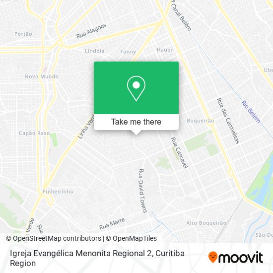 Igreja Evangélica Menonita Regional 2 map