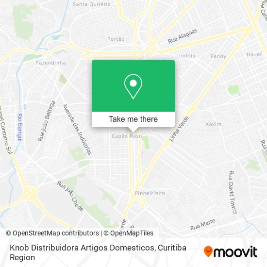 Knob Distribuidora Artigos Domesticos map