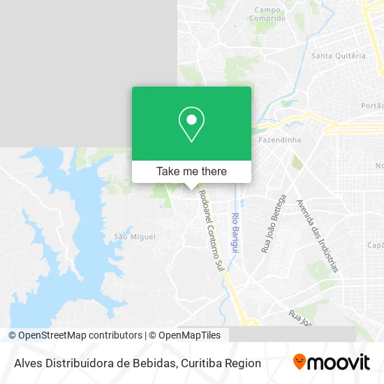 Alves Distribuidora de Bebidas map