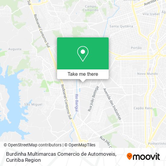 Burdinha Multimarcas Comercio de Automoveis map