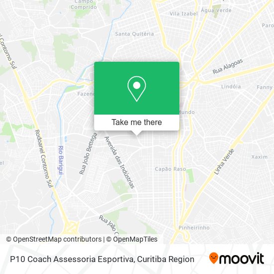 P10 Coach Assessoria Esportiva map