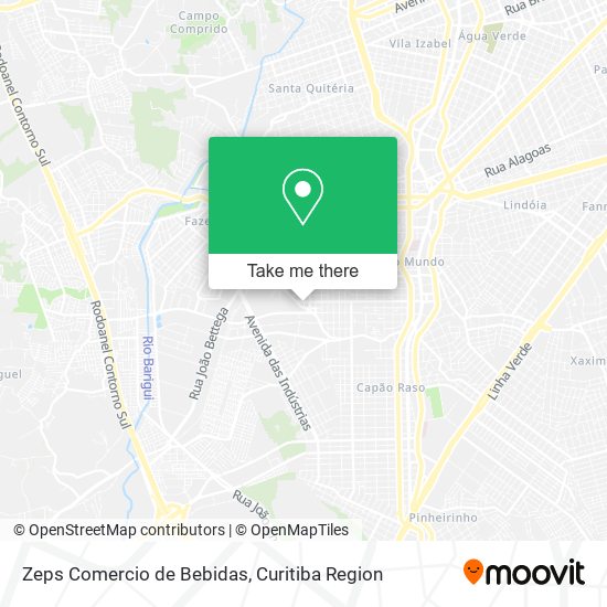 Zeps Comercio de Bebidas map