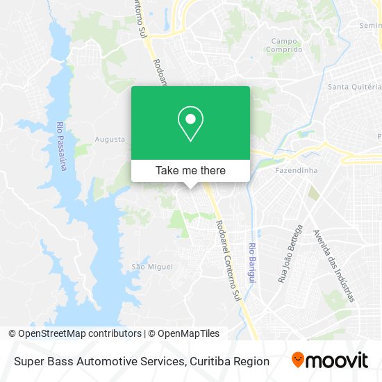 Super Bass Automotive Services map