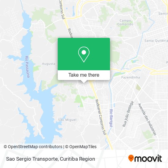 Sao Sergio Transporte map