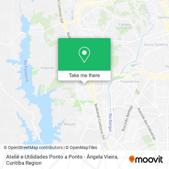 Ateliê e Utilidades Ponto a Ponto - Ângela Vieira map