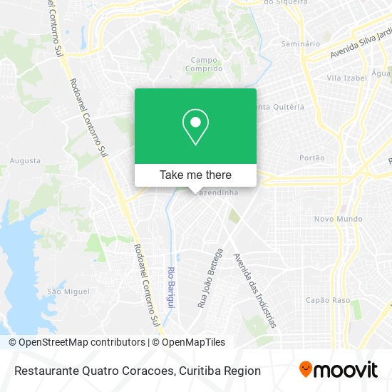 Restaurante Quatro Coracoes map