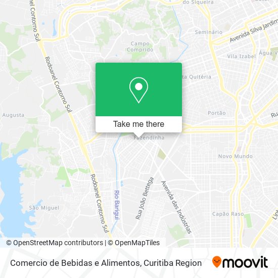 Comercio de Bebidas e Alimentos map
