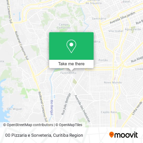 00 Pizzaria e Sorveteria map