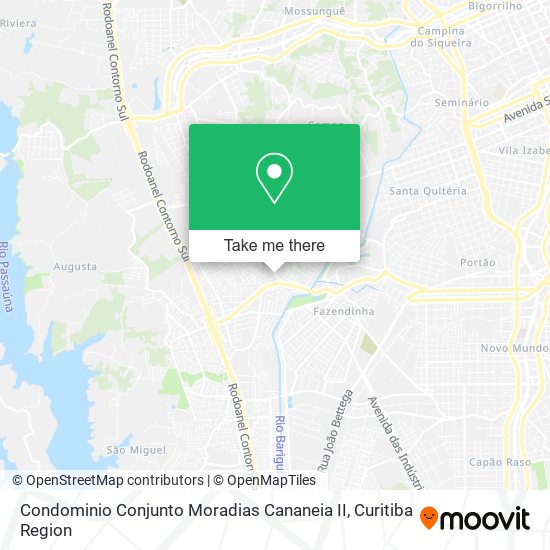 Condominio Conjunto Moradias Cananeia II map