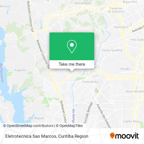 Eletrotecnica Sao Marcos map
