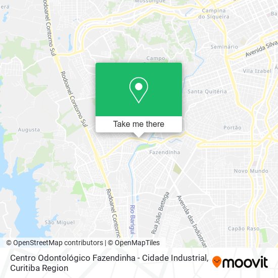 Centro Odontológico Fazendinha - Cidade Industrial map