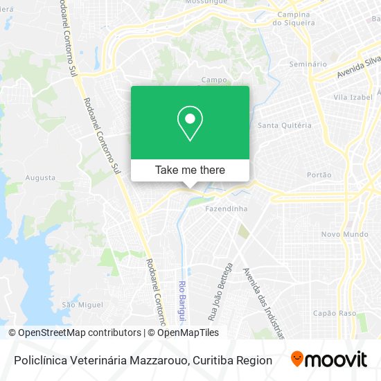 Policlínica Veterinária Mazzarouo map