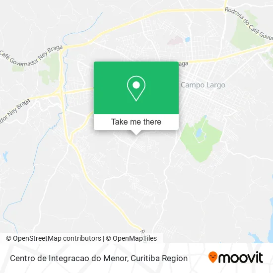 Centro de Integracao do Menor map