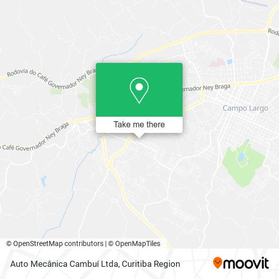 Mapa Auto Mecânica Cambuí Ltda