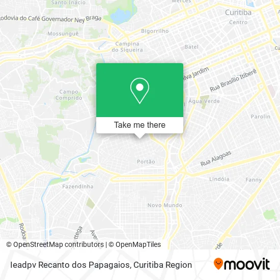 Ieadpv Recanto dos Papagaios map