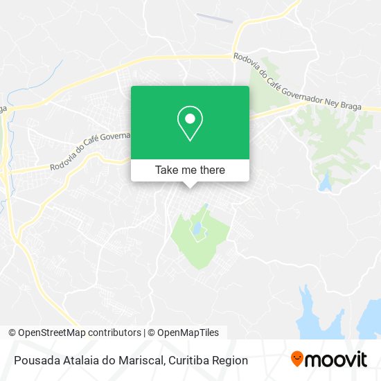 Pousada Atalaia do Mariscal map