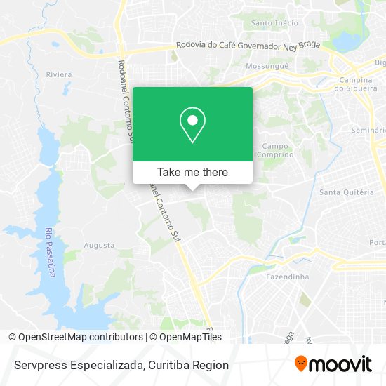 Servpress Especializada map