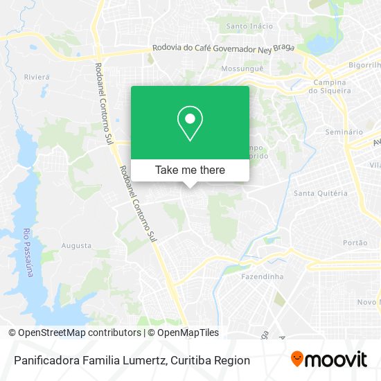 Panificadora Familia Lumertz map