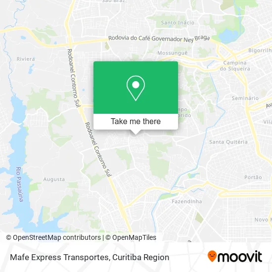 Mafe Express Transportes map