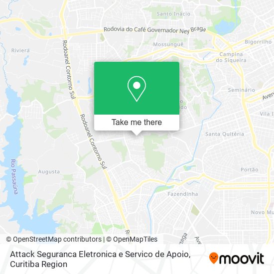 Attack Seguranca Eletronica e Servico de Apoio map