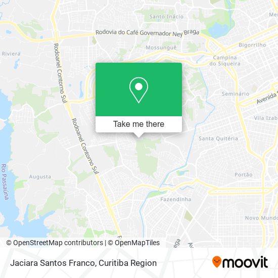 Jaciara Santos Franco map