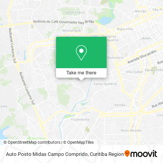 Auto Posto Midas Campo Comprido map