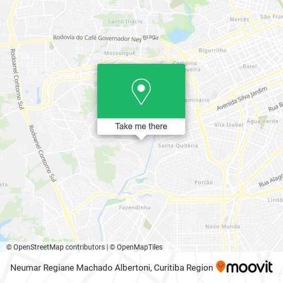 Neumar Regiane Machado Albertoni map