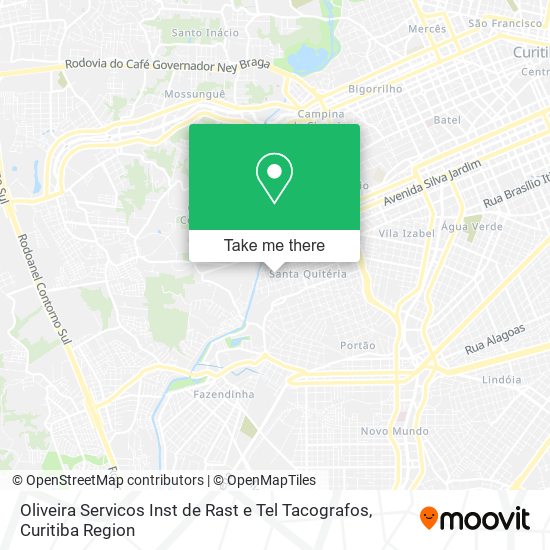 Mapa Oliveira Servicos Inst de Rast e Tel Tacografos