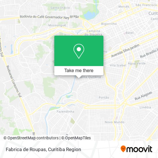 Fabrica de Roupas map