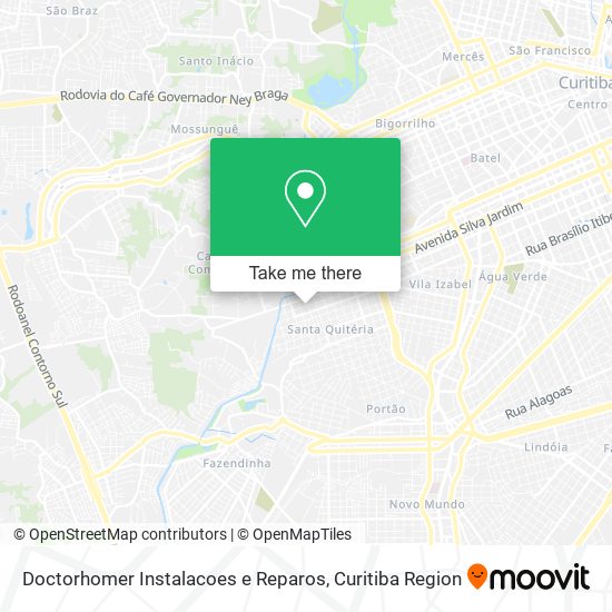 Doctorhomer Instalacoes e Reparos map