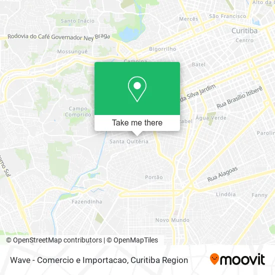 Wave - Comercio e Importacao map