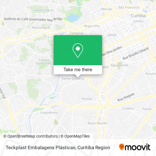 Teckplast Embalagens Plásticas map