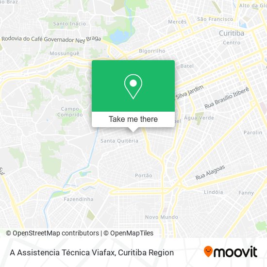 A Assistencia Técnica Viafax map