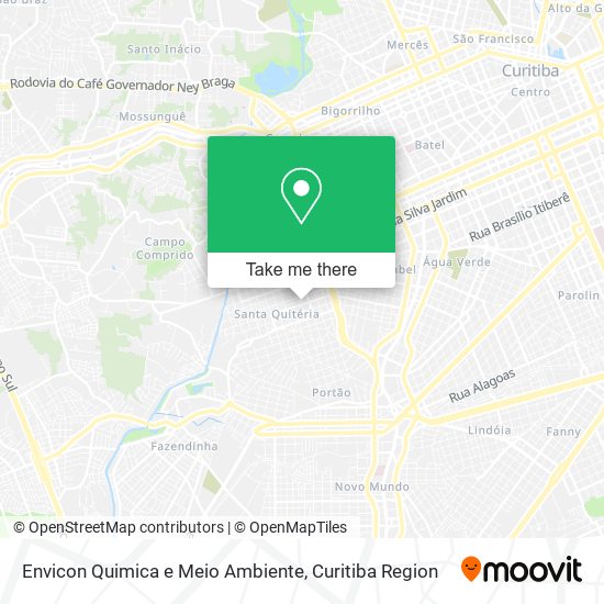 Envicon Quimica e Meio Ambiente map