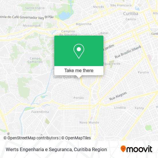 Werts Engenharia e Seguranca map
