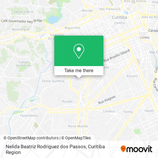 Nelida Beatriz Rodriguez dos Passos map