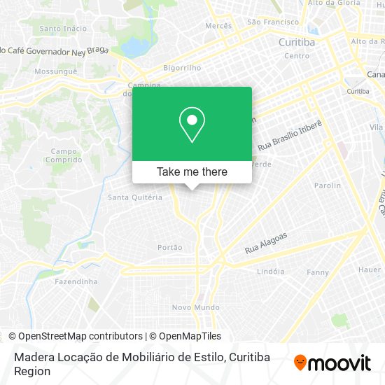 Mapa Madera Locação de Mobiliário de Estilo