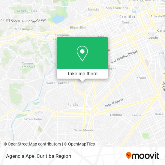 Agencia Ape map
