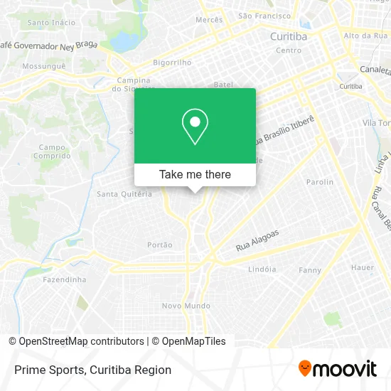 Prime Sports map