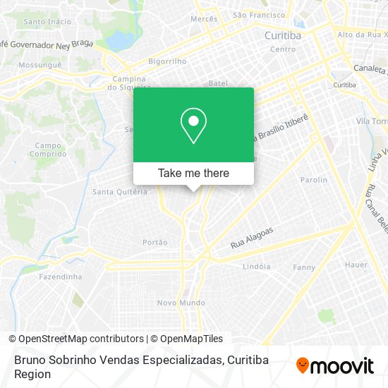 Bruno Sobrinho Vendas Especializadas map