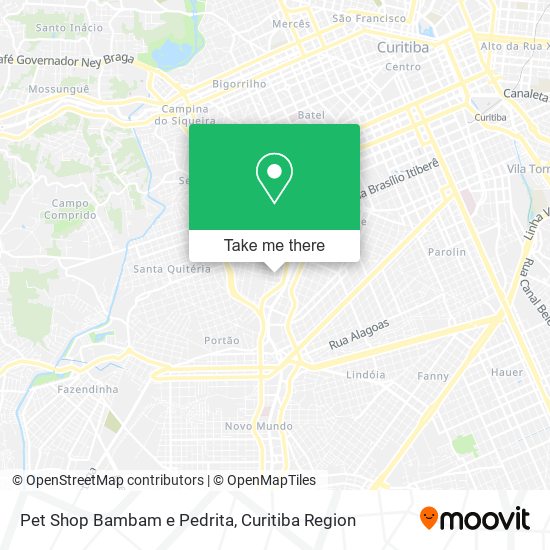 Pet Shop Bambam e Pedrita map