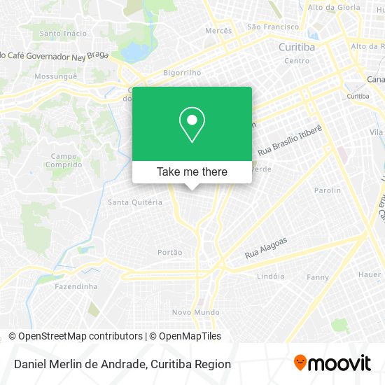 Daniel Merlin de Andrade map