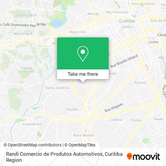 Mapa Randi Comercio de Produtos Automotivos