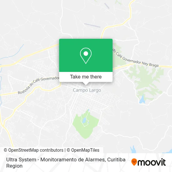 Ultra System - Monitoramento de Alarmes map