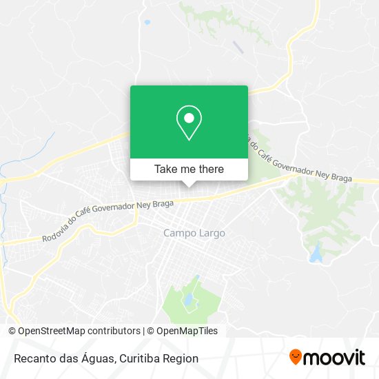 Recanto das Águas map